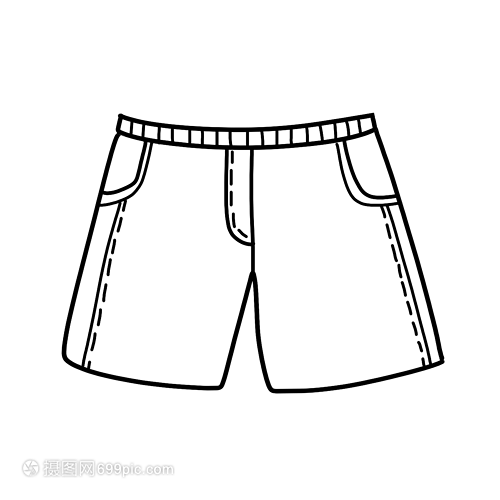 短褲速寫 初學(xué)者的衣服結(jié)構(gòu)練習(xí)指南